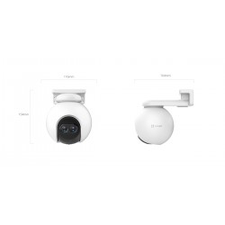 Camara WiFi 2MP C8PF Doble Lente CS-C8PF-A0-6E22WFR(2.8mm)(12mm) Ezviz