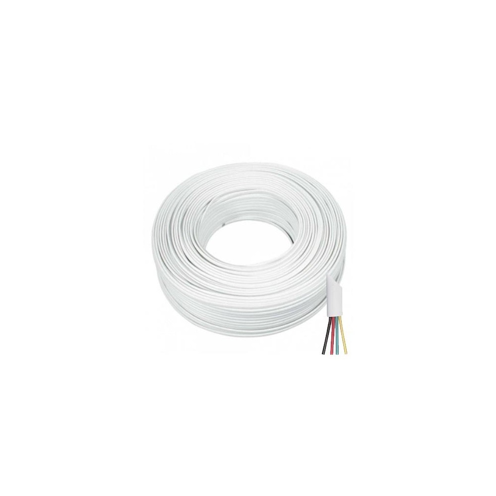 Cable PIN 4 Hilos Blanco 100 M.