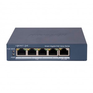 Switch 4GE PoE + 1GE DS-3E1505P-EI/M Hikvision