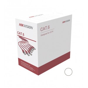 Cable UTP Cat6 CCA Unifilar 305m interior DS-1LN6U-W/CCA Hikvision